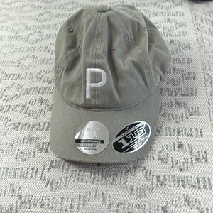 Puma Grey Performance Flexfit 110 Adjustable Golf Cap